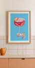 Sparkling Rose Gin Cocktail Plakat - Posterbox