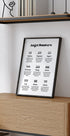 Angel Numbers Plakat - Posterbox