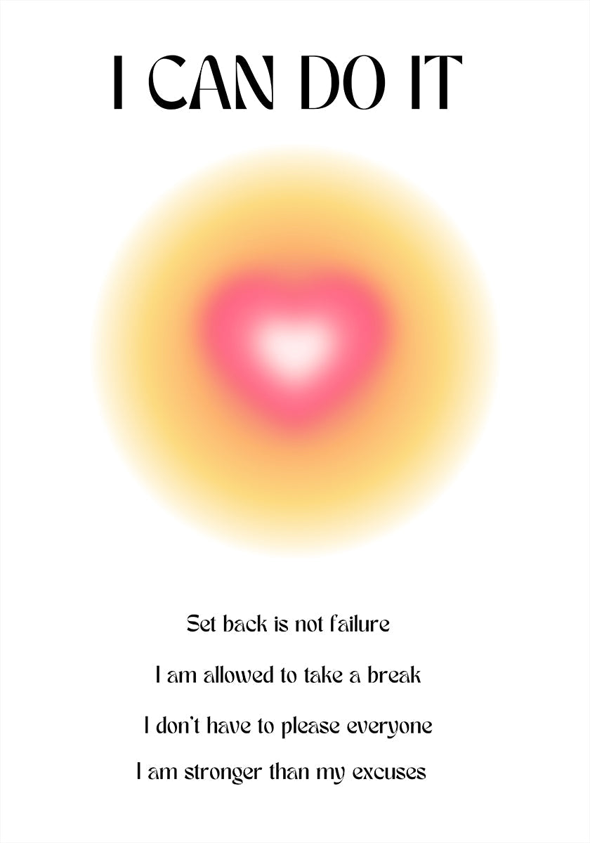 Motivational Aura Plakat - Posterbox