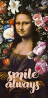 Smile Always, Mona Lisa Plakat - Posterbox