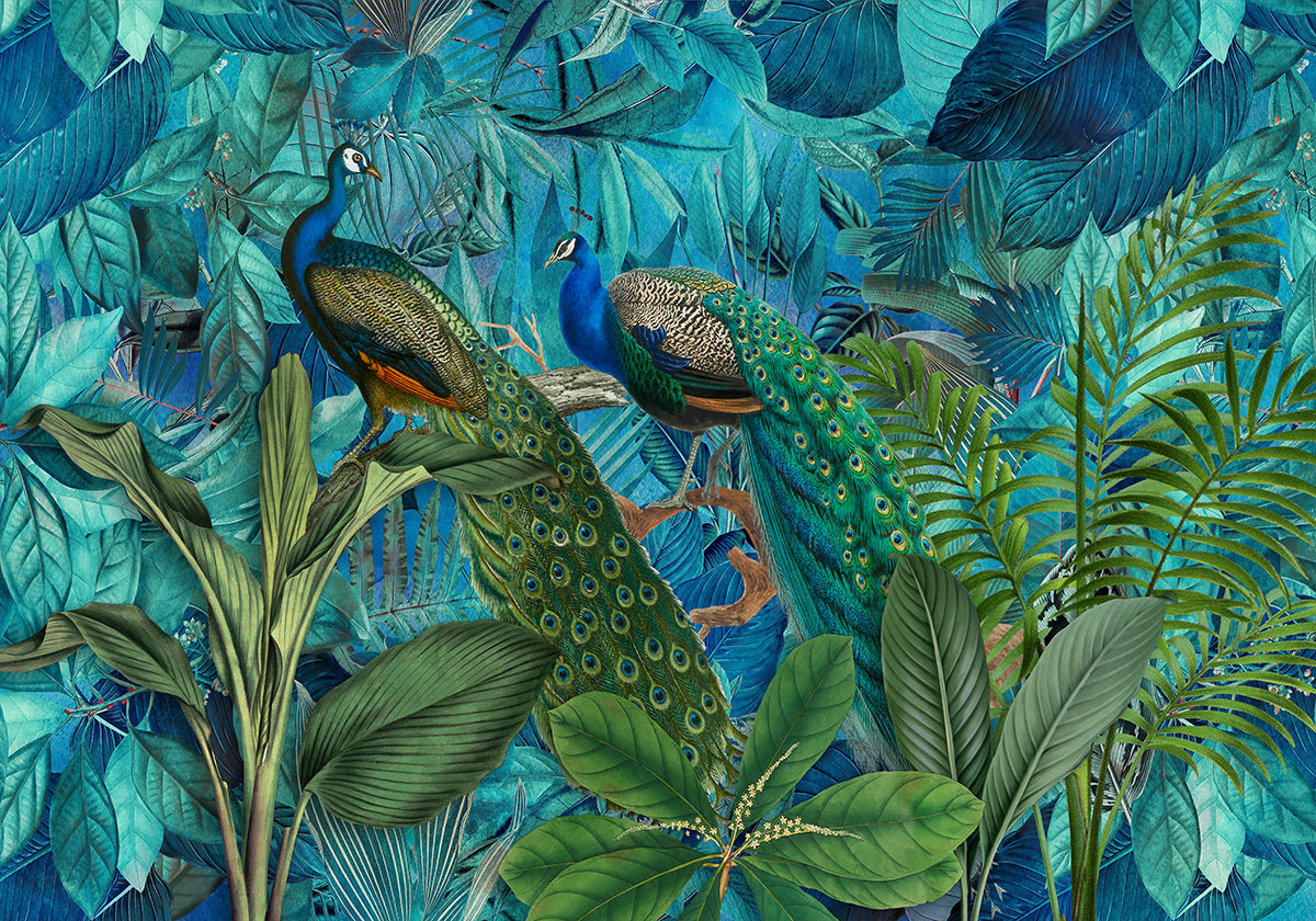 Jungle Birds Garden No1 Plakat - Posterbox