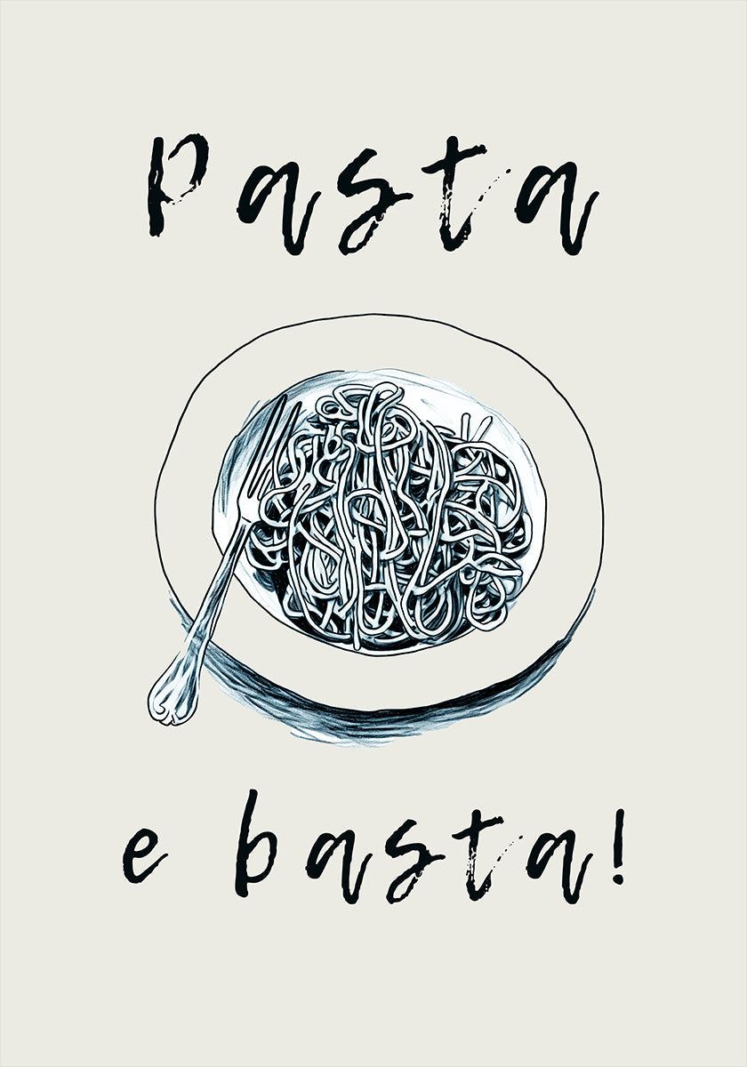 Pasta E Basta Plakat - Posterbox