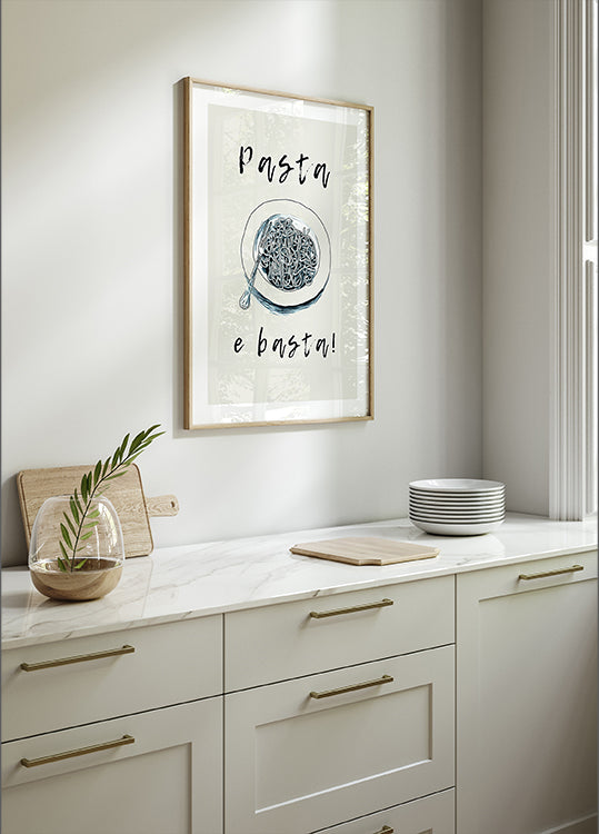 Pasta E Basta Plakat - Posterbox