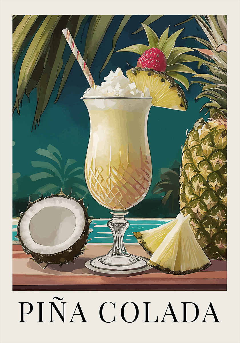 Pina Colada Plakat - Posterbox