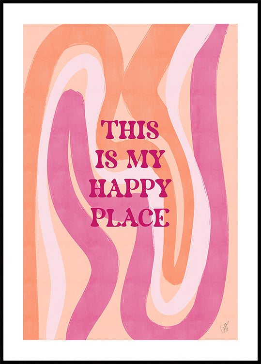 Peach &amp; Pink Explosion No. 4 (NEW) - Posterbox