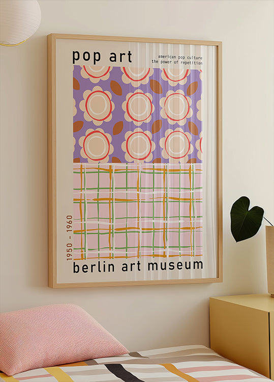 Berlin Art Museum Pop Art Plakat - Posterbox