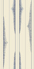Boho ikat stripes blue shades pattern (NEW) - Posterbox