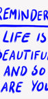 Beautiful Reminder Plakat - Posterbox