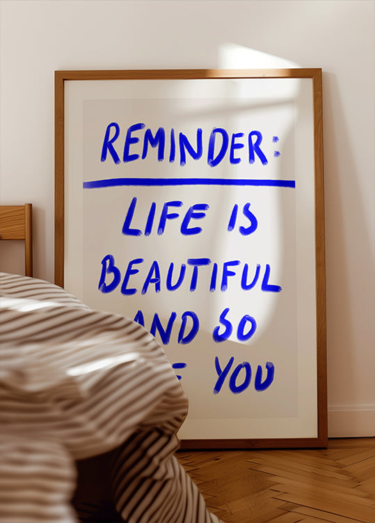 Beautiful Reminder Plakat - Posterbox