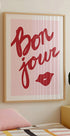 Bonjour Kiss Plakat - Posterbox