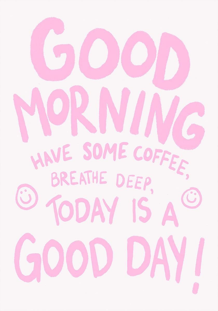 Cheerful Start Plakat - Posterbox