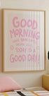Cheerful Start Plakat - Posterbox