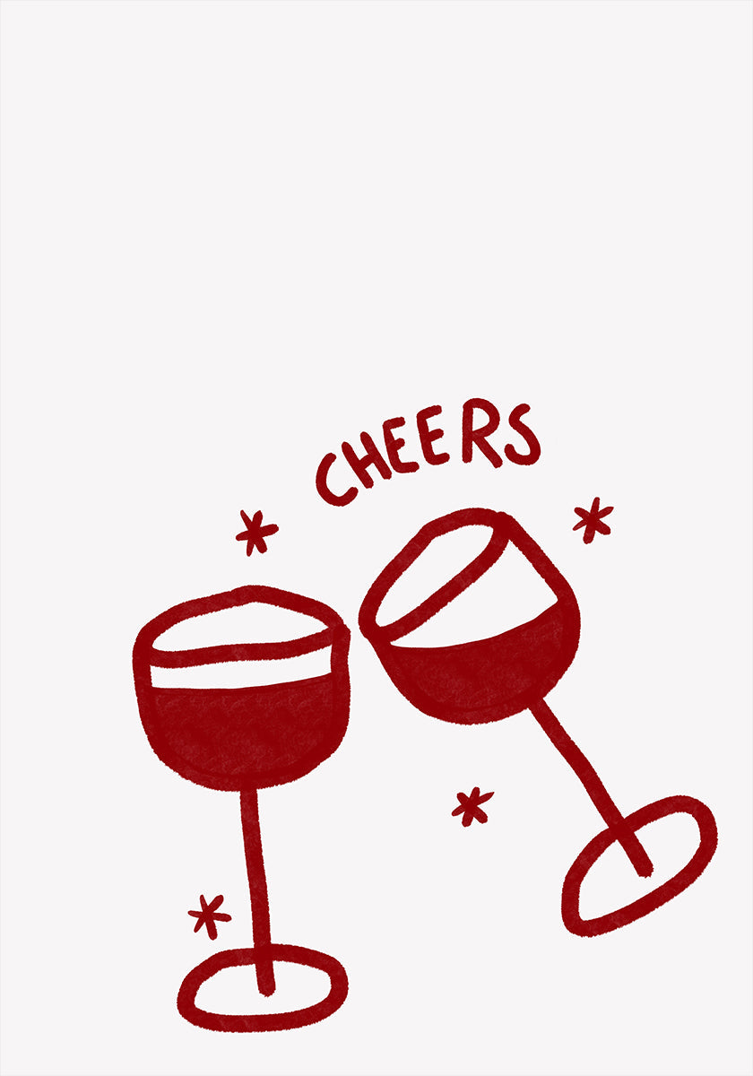 Wine Glass Celebration Plakat - Posterbox