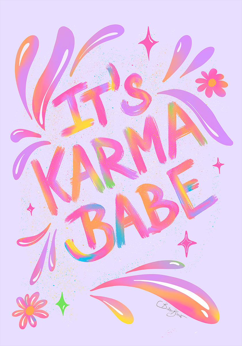 Karma Babe Plakat - Posterbox