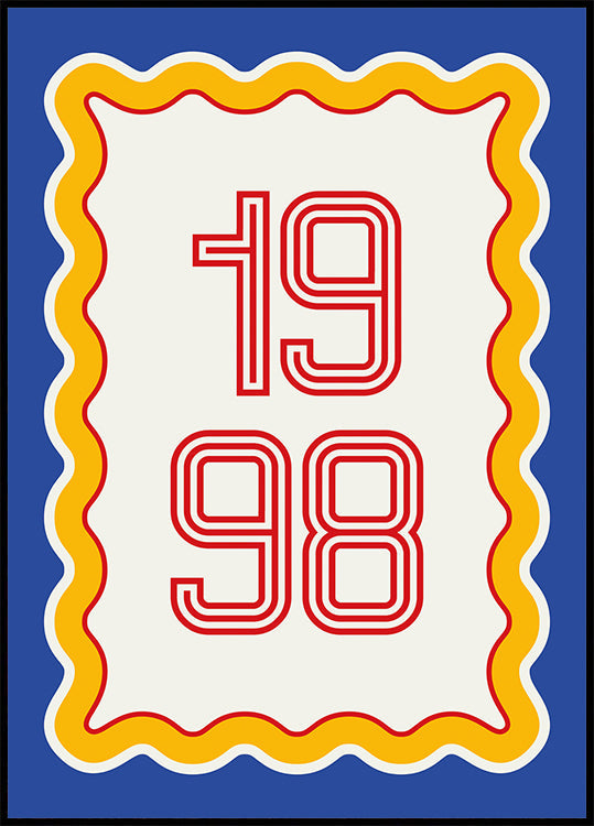 Your Year in Retro Style Personal Poster 2 - Posterbox