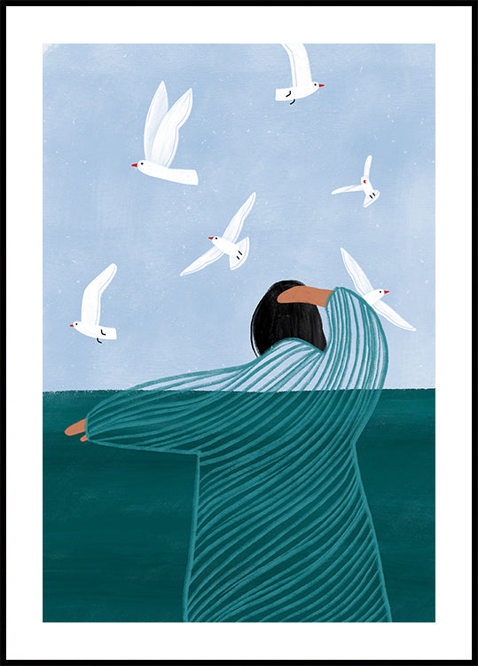 Seaside Serenity Plakat - Posterbox