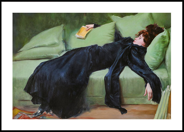 Decadent Young Woman, After the Dance Plakat - Posterbox.dk