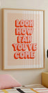 Look How Far You've Come Feebdd - Posterbox