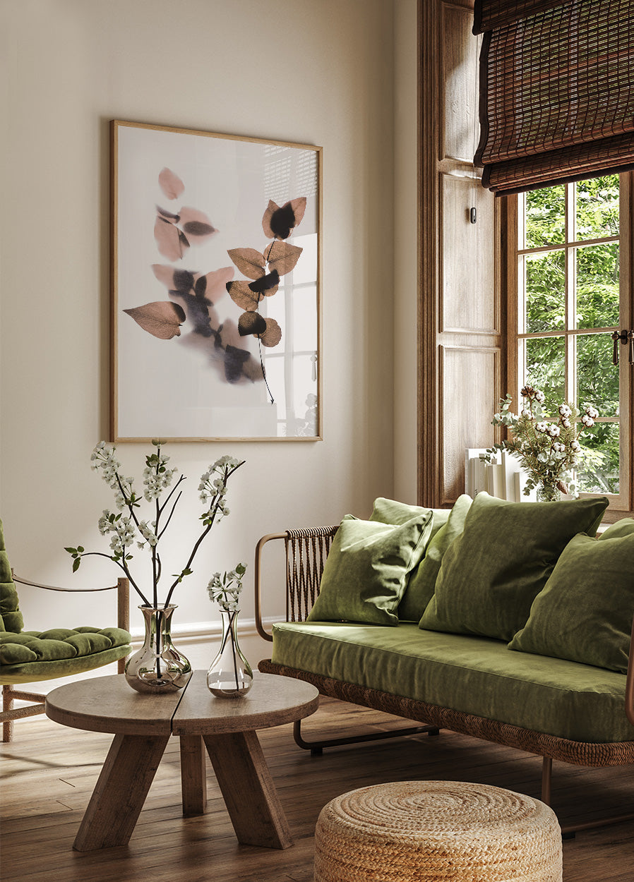 Brown Leafe Plakat - Posterbox.dk