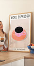 More Espresso Less Depresso Plakat - Posterbox