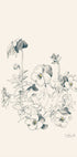 Pansies pencil drawing Plakat - Posterbox