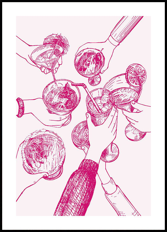 Cheers Plakat - Posterbox.dk