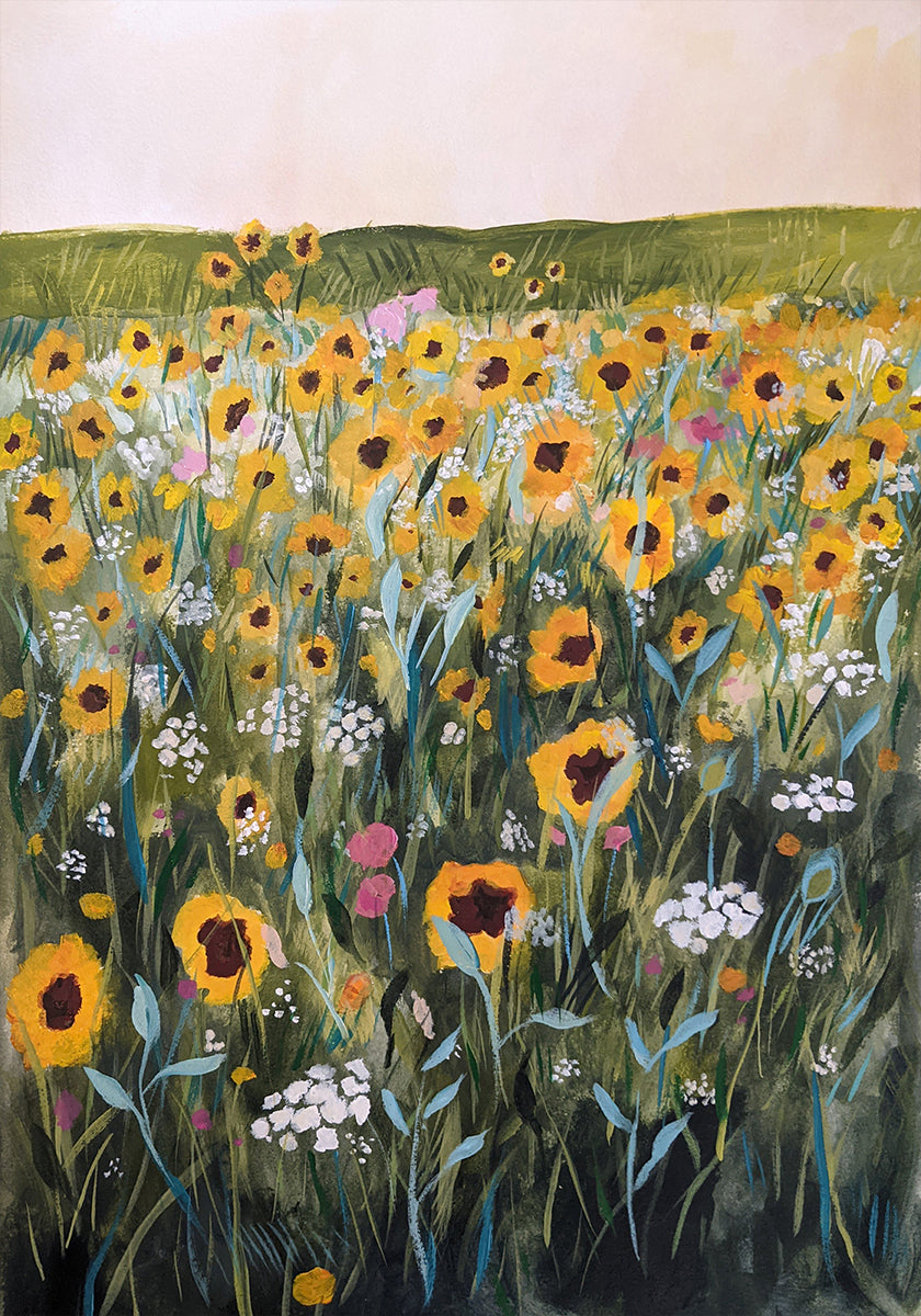 Flower Field Plakat - Posterbox
