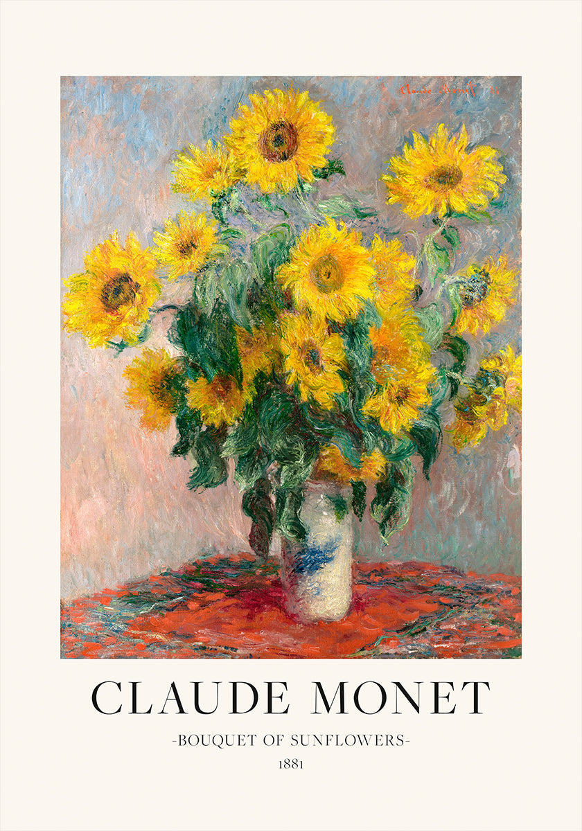 Bouquet Of Sunflowers Plakat - Posterbox
