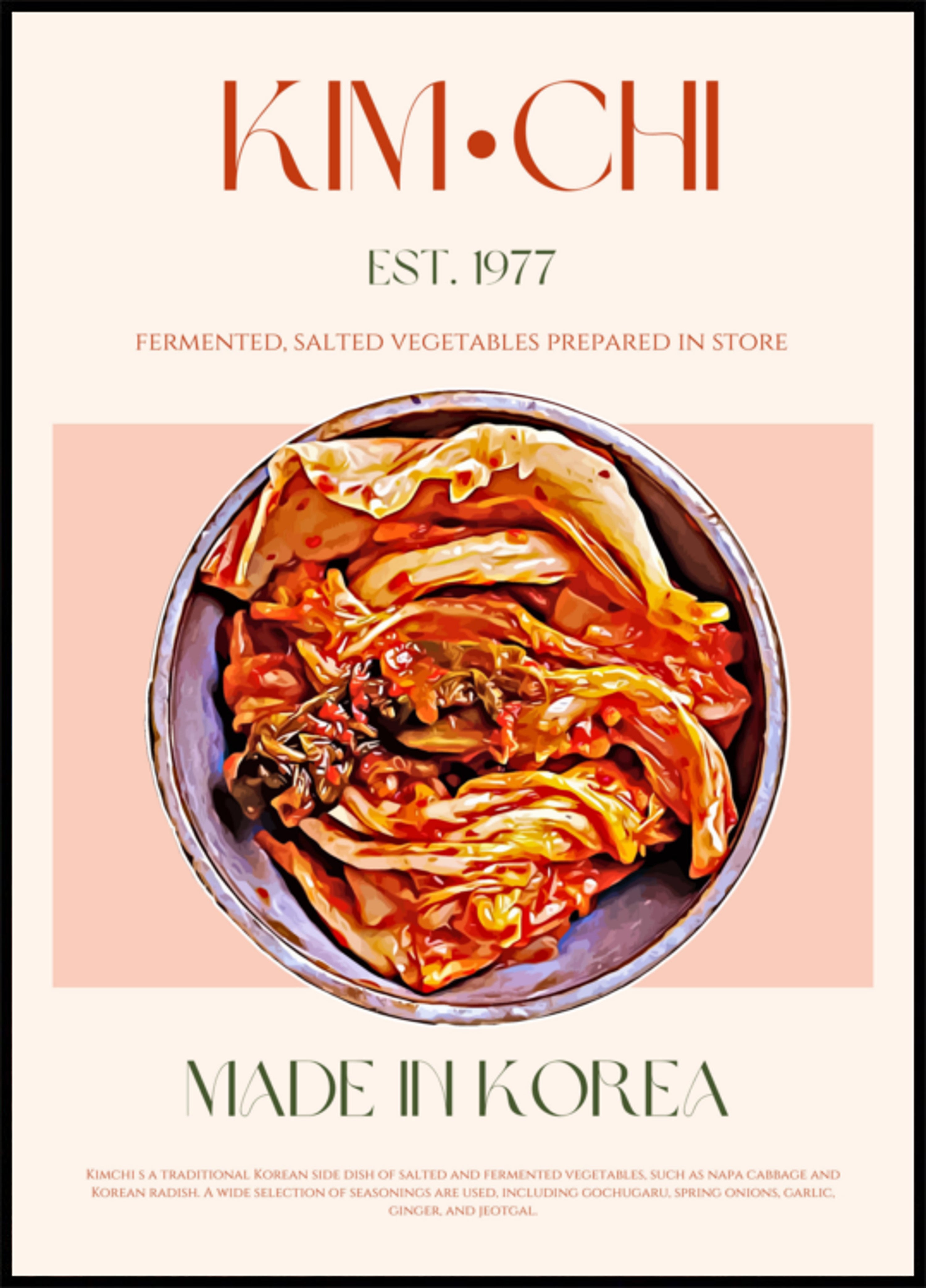 Authentic Korean Kimchi