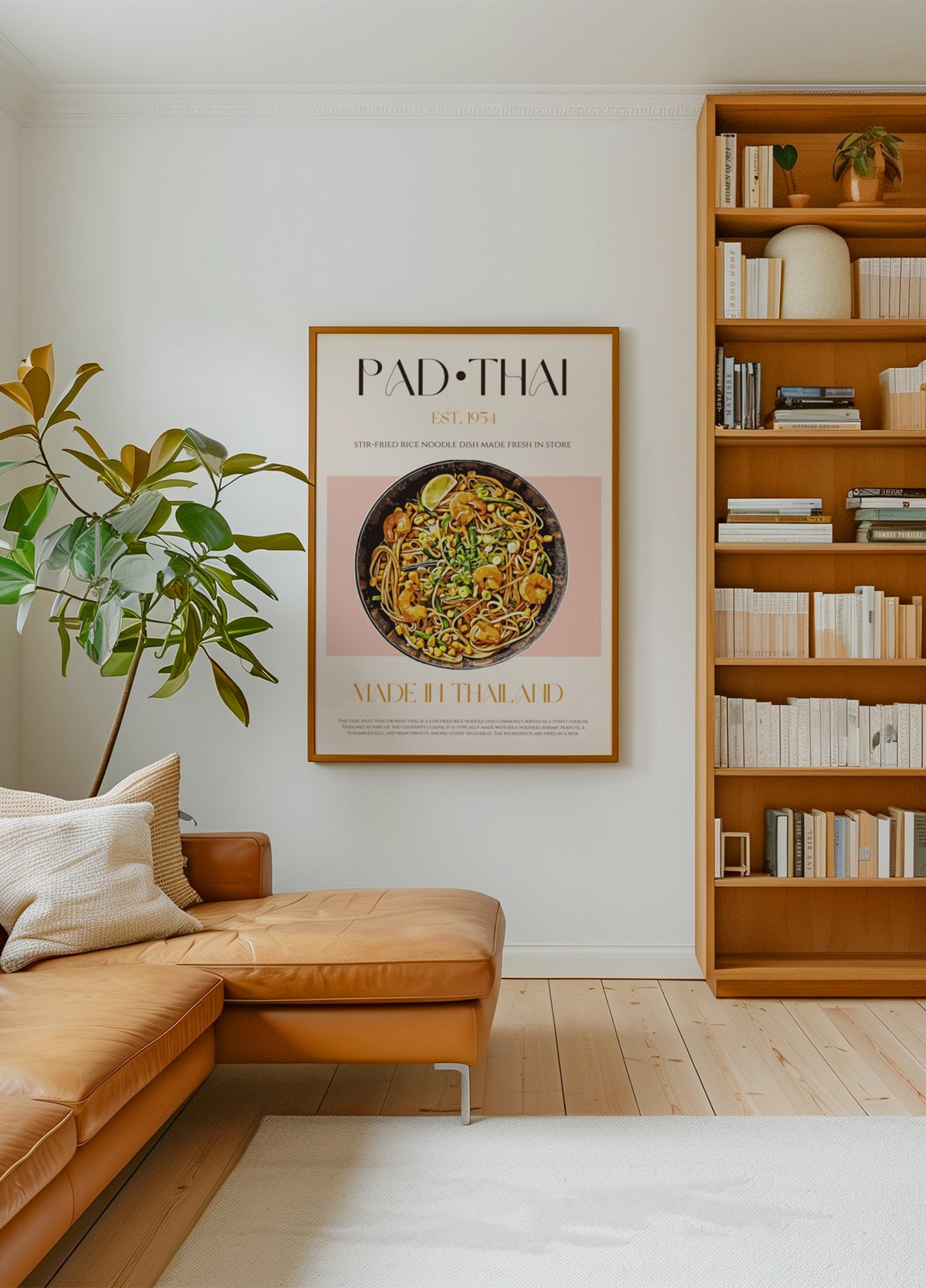 Classic Pad Thai Noodles - Posterbox