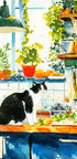Cozy Kitchen Cat - Posterbox