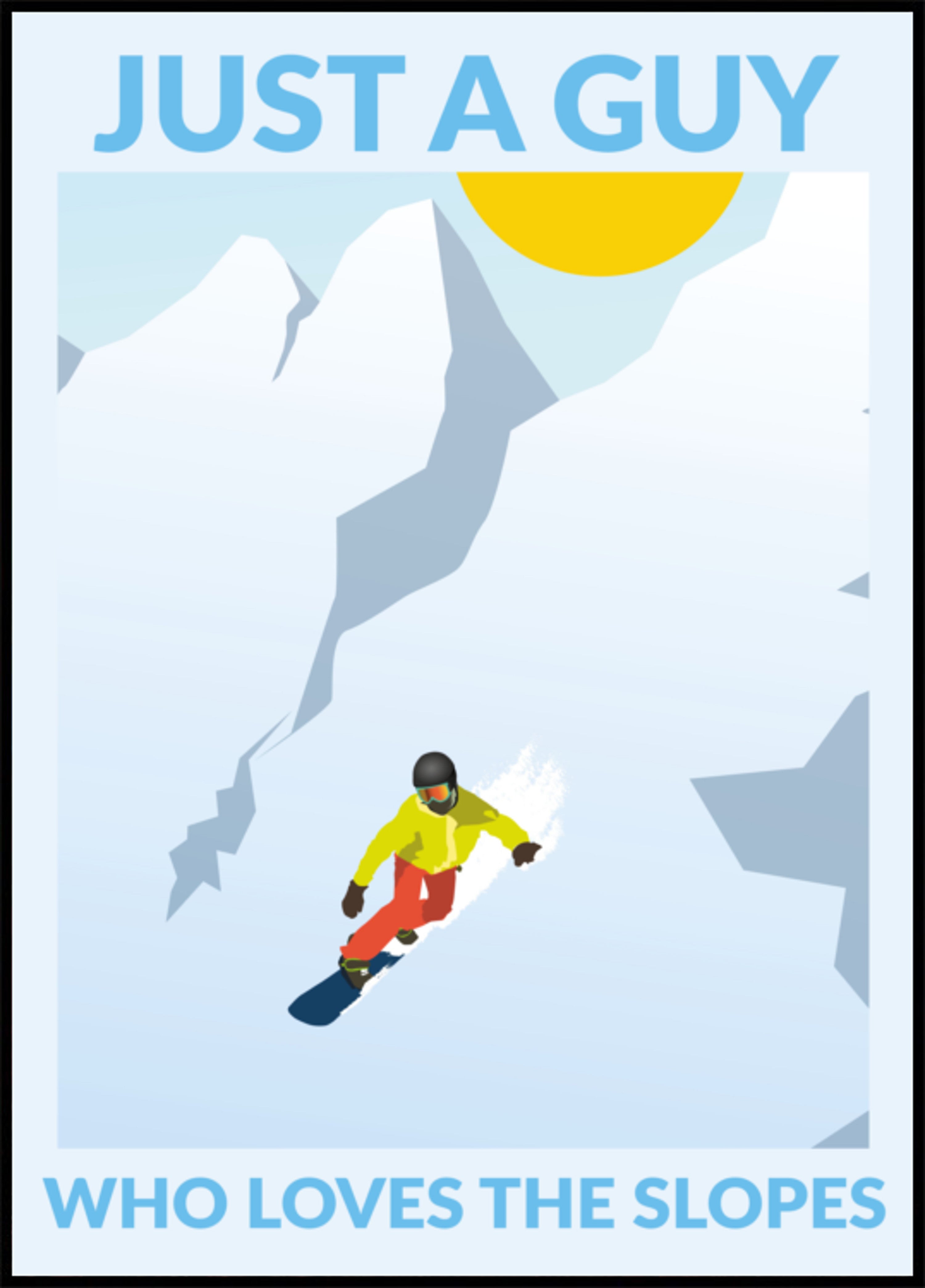 Snowboarding Mountain Adventure