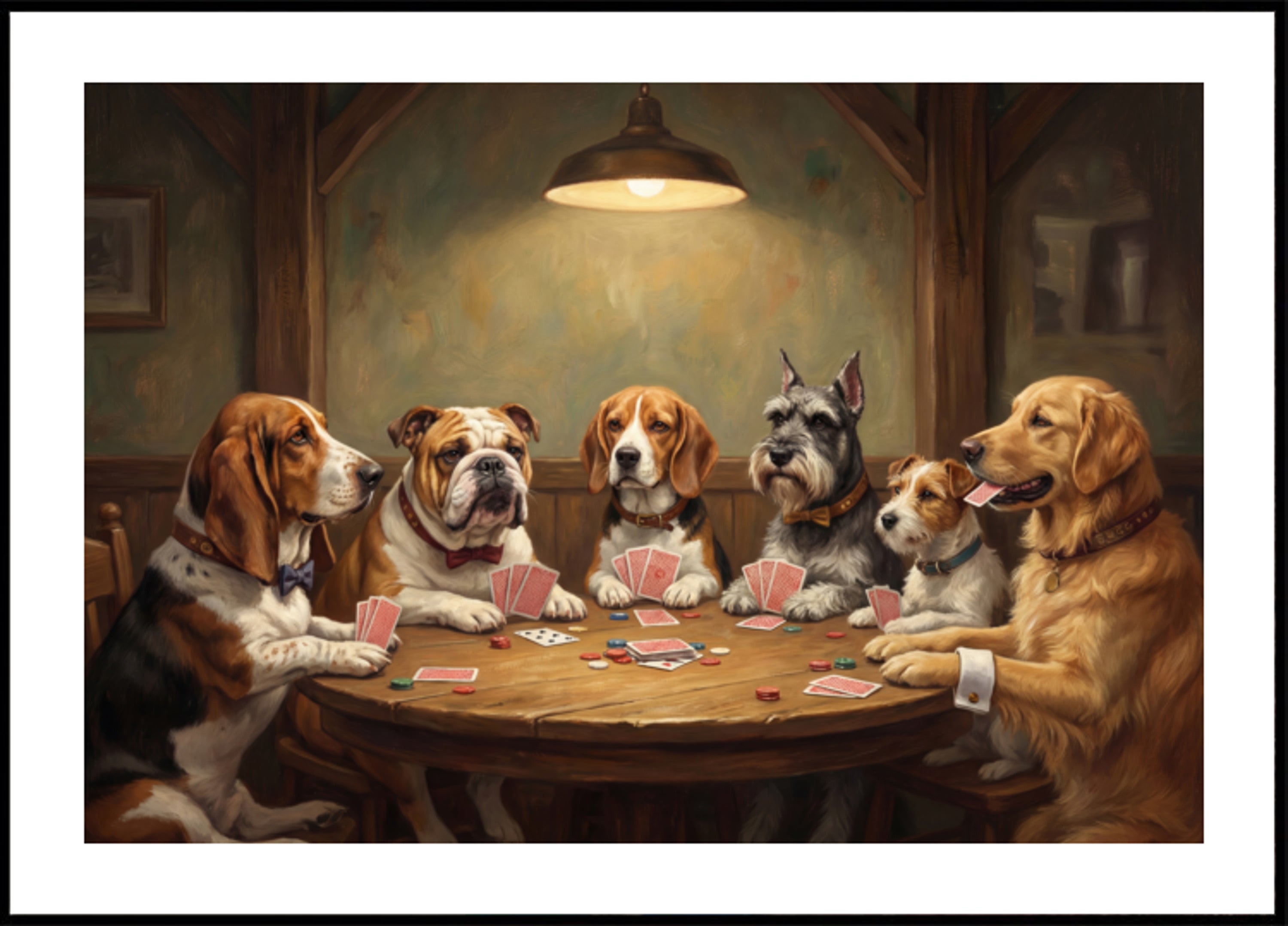 Dogs Playing Poker