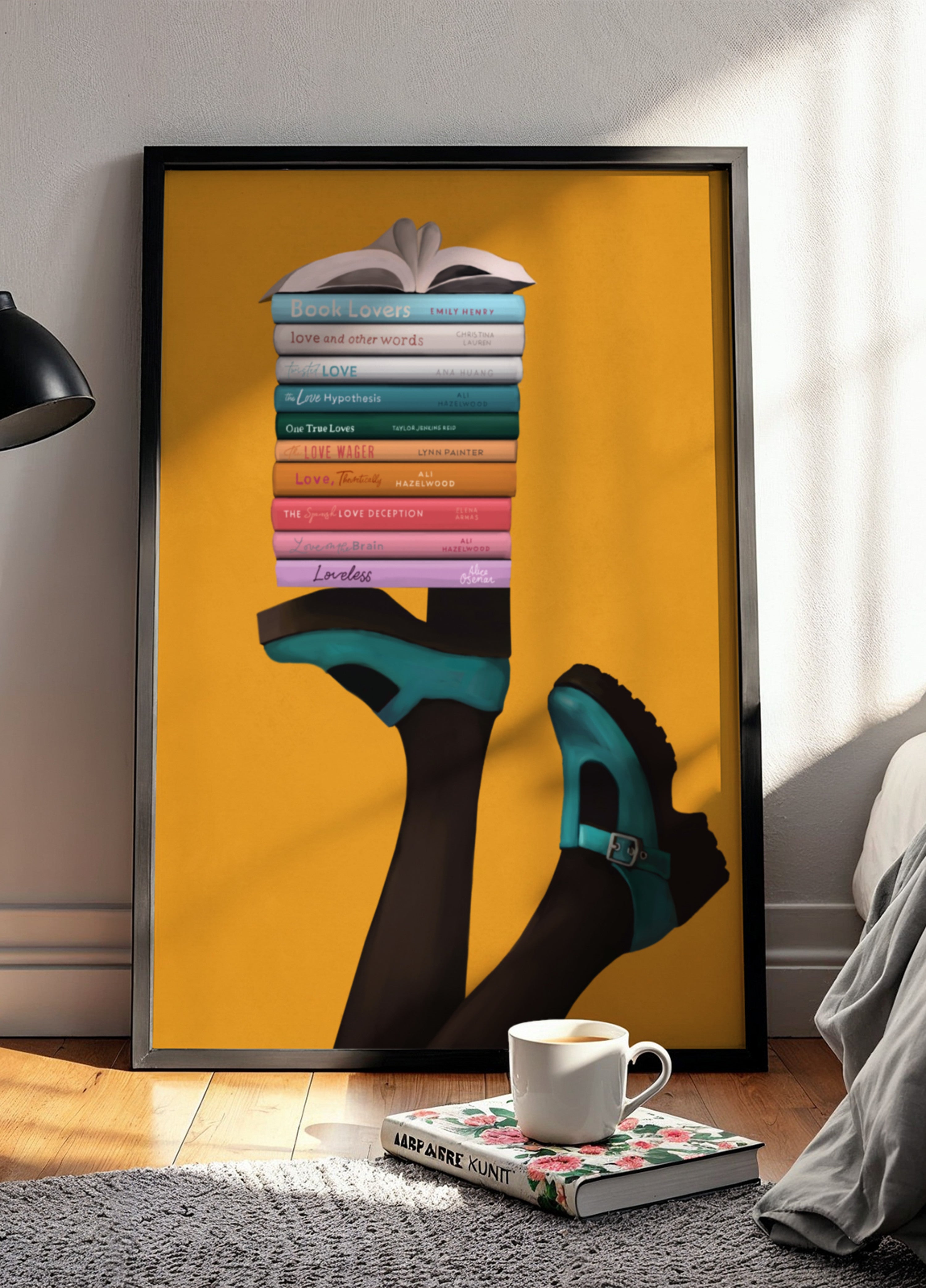 Whimsical Book Lover Feet
