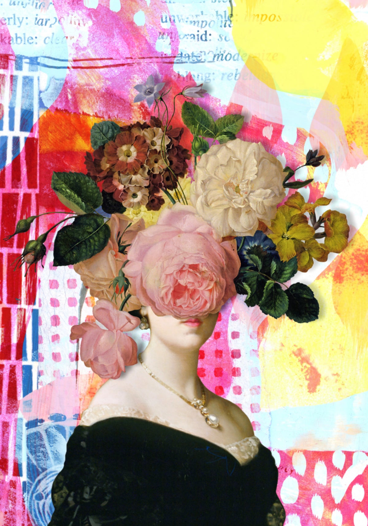 Surreal Floral Lady - Posterbox