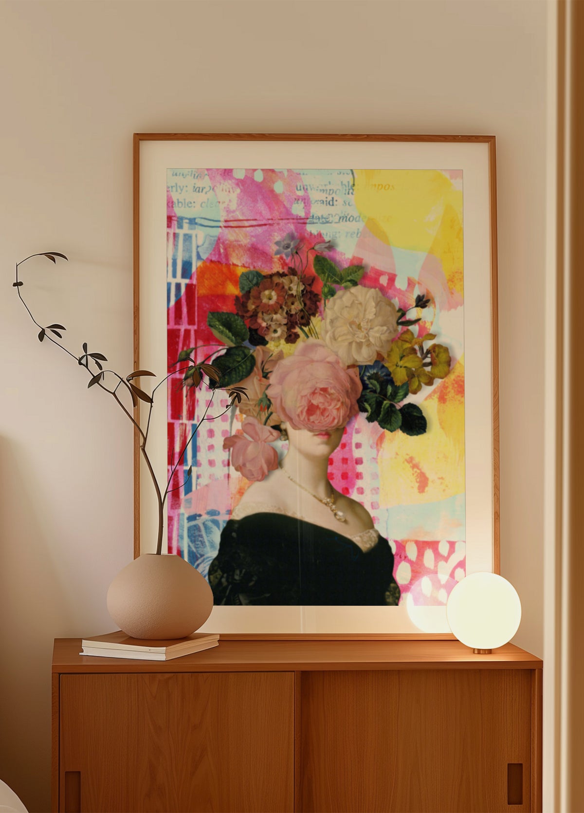 Surreal Floral Lady - Posterbox