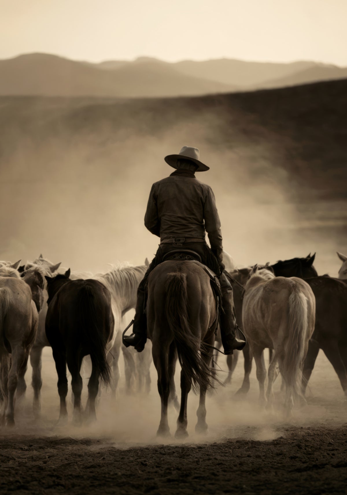 Western Horse Drive - Posterbox
