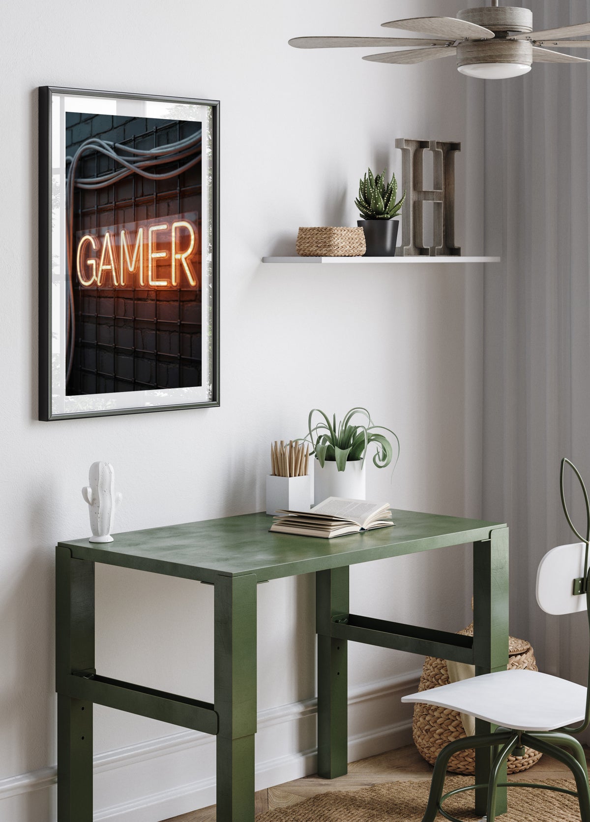 Gamer Neon Sign - Posterbox