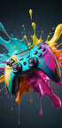 Vibrant Gaming Splash - Posterbox