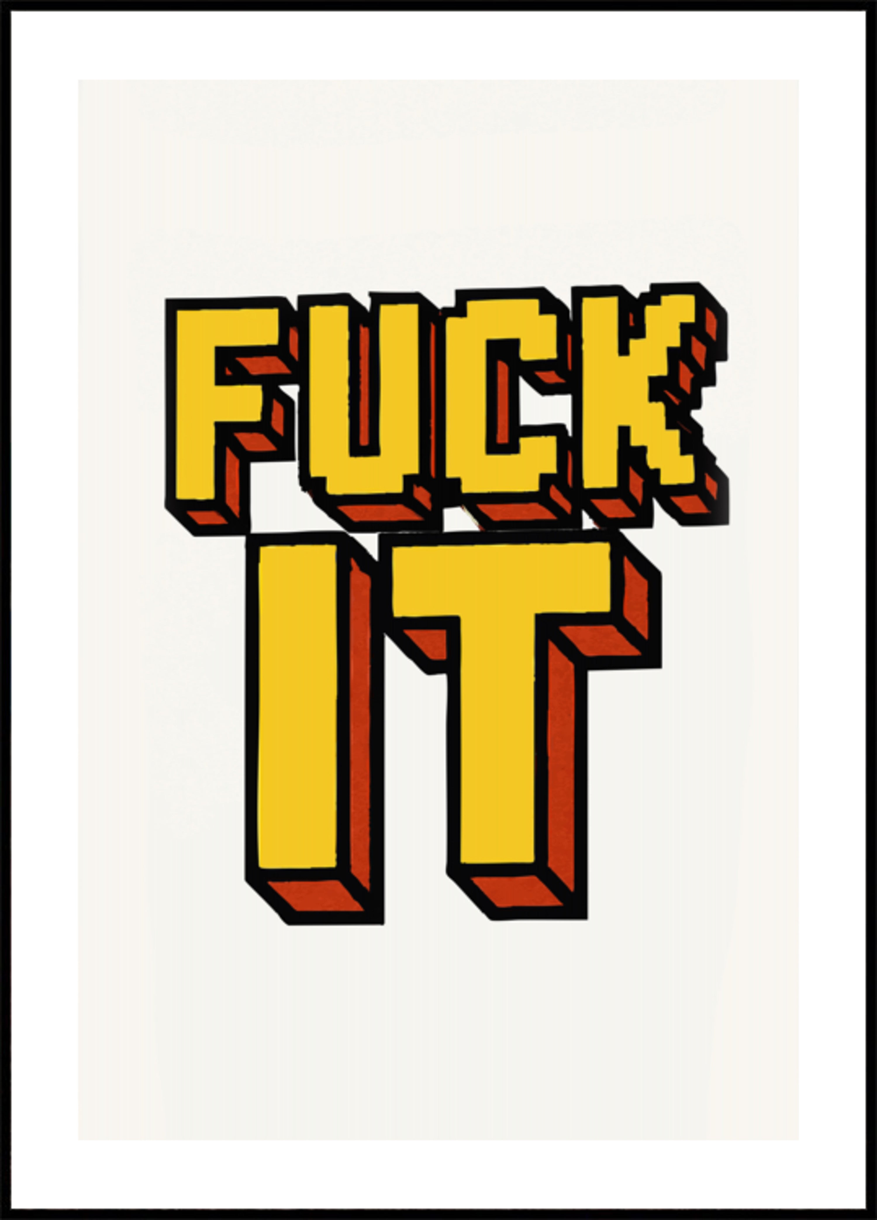 Retro Fuck It Statement