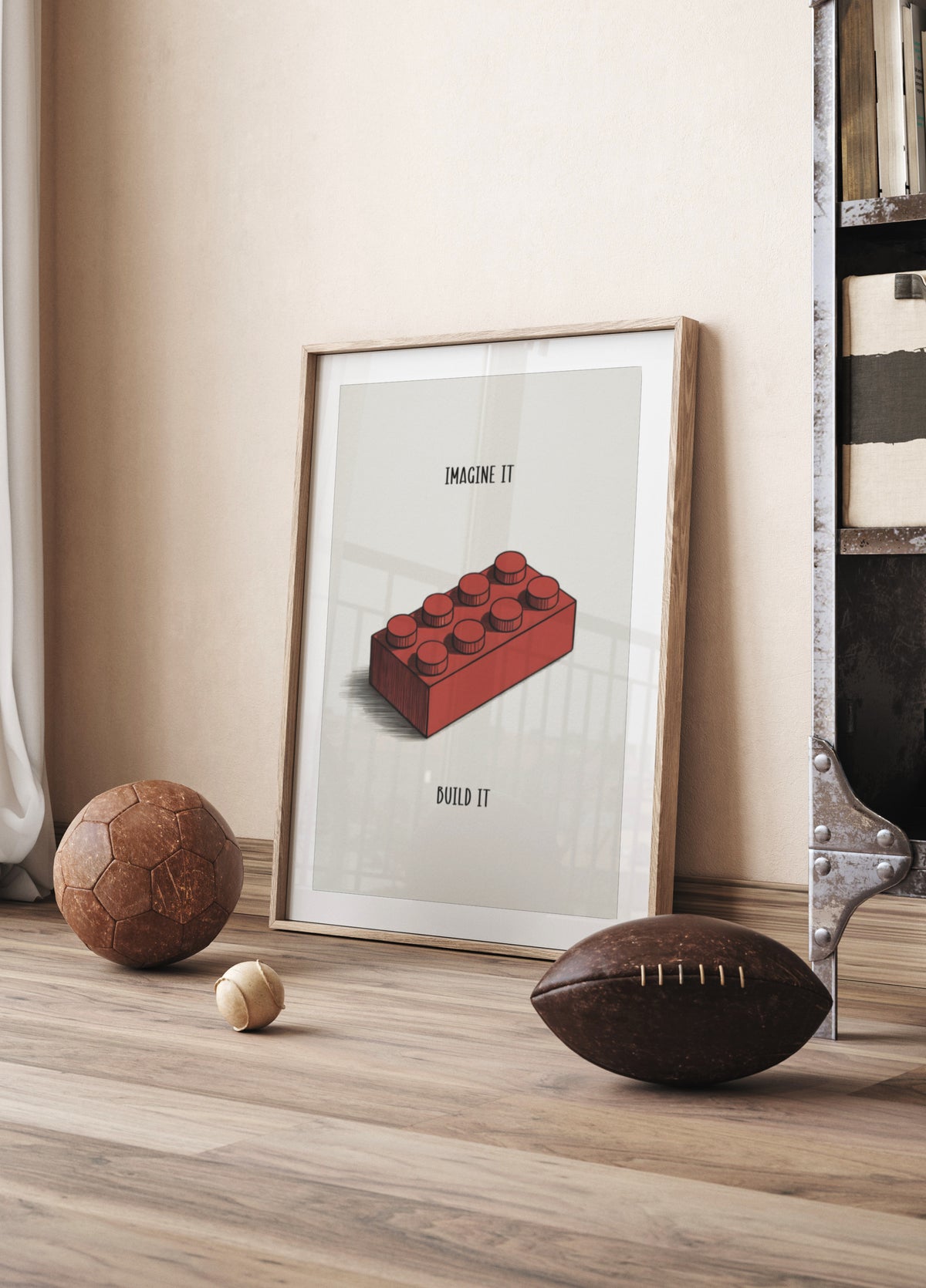 Imagine Build Red Block