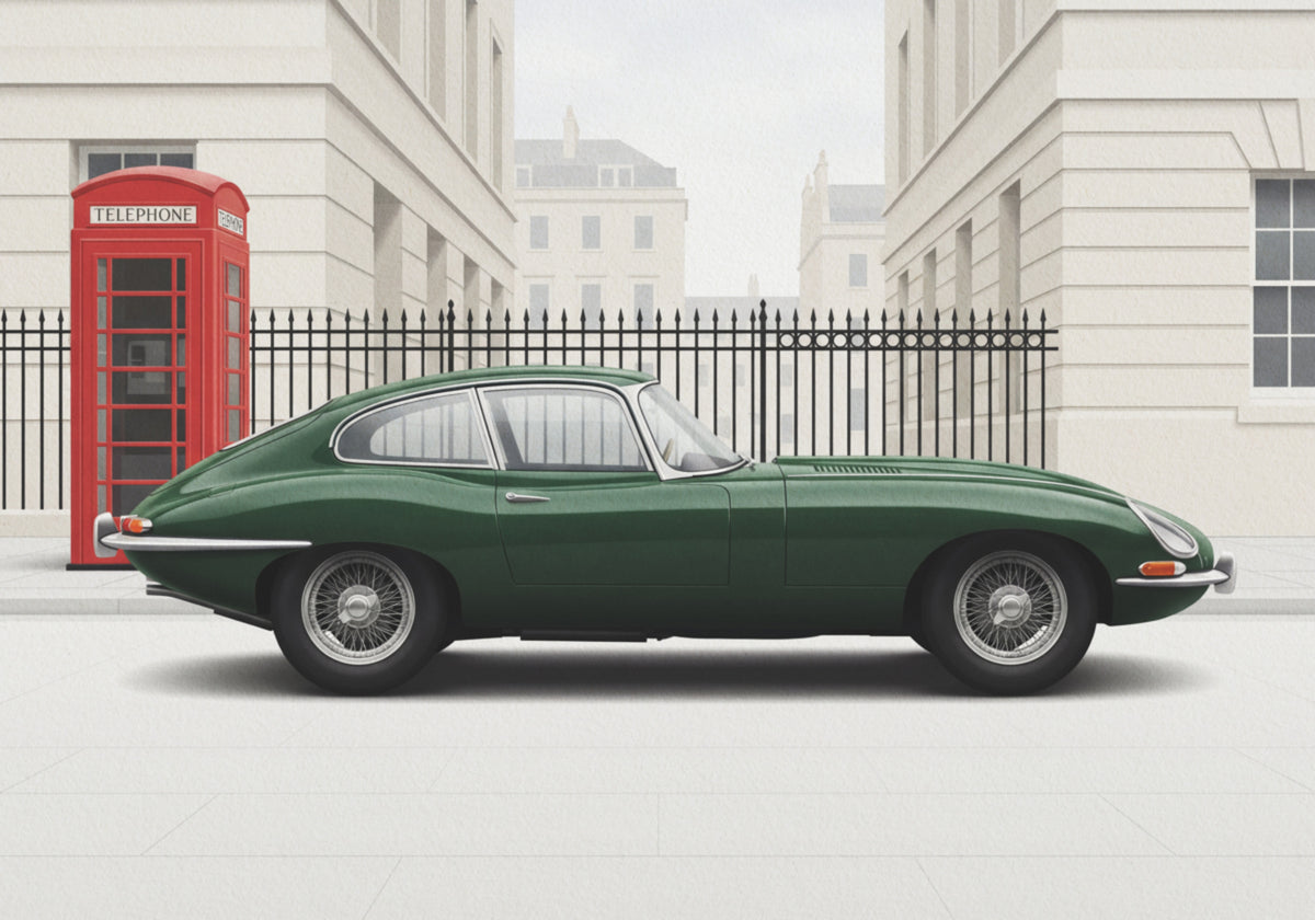 Iconic London Classic Car - Posterbox