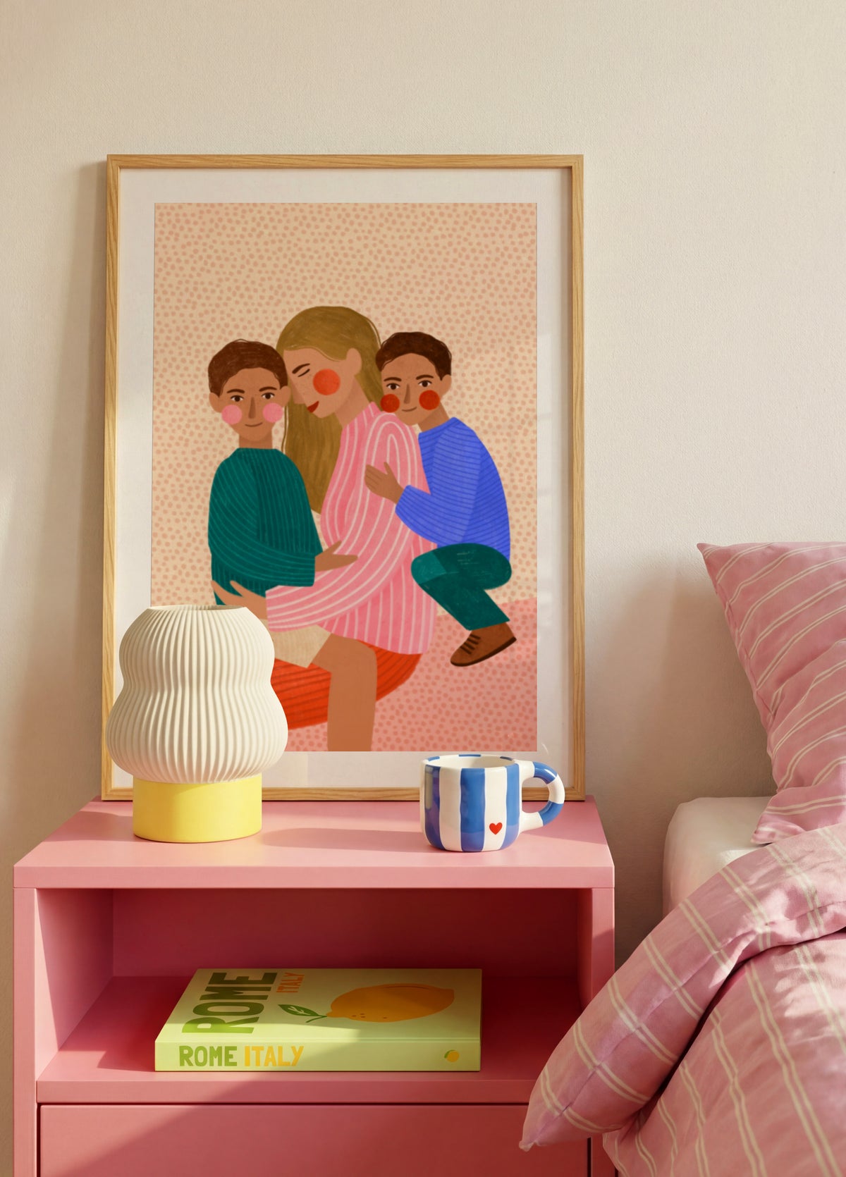 Joyful Family Hug - Posterbox