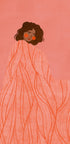 Coral Woman Dreaming - Posterbox