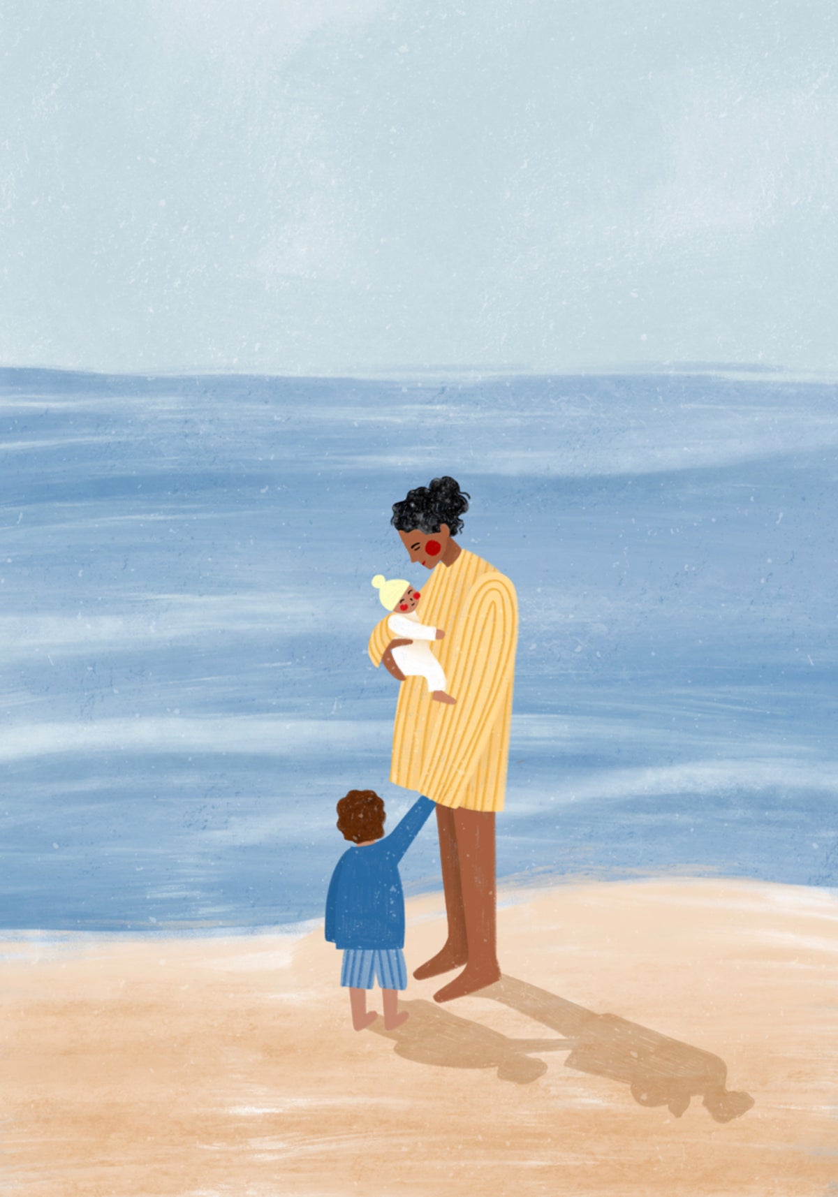Family Beach Day - Posterbox