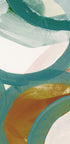Abstract Teal Curves - Posterbox