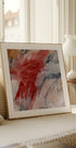 Red Abstract Brushstrokes - Posterbox