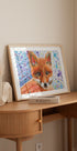 Whimsical Fox Cub - Posterbox