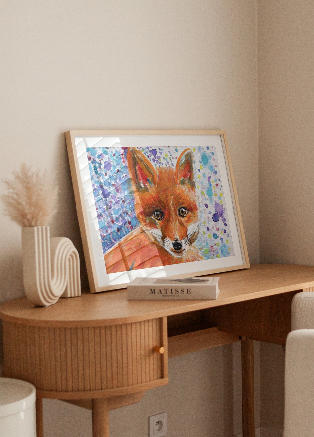 Whimsical Fox Cub - Posterbox