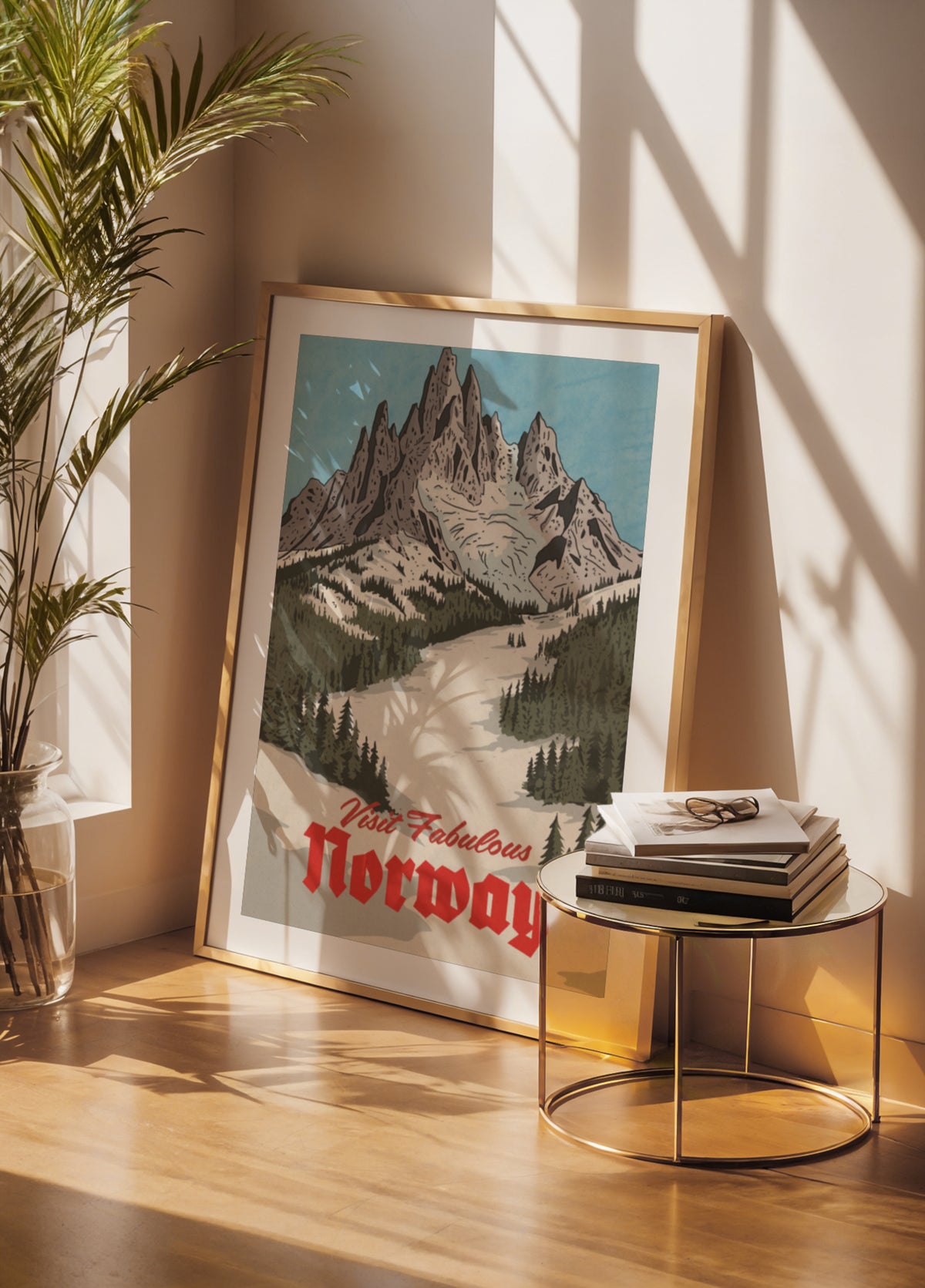 Majestic Norway Ski Slopes - Posterbox